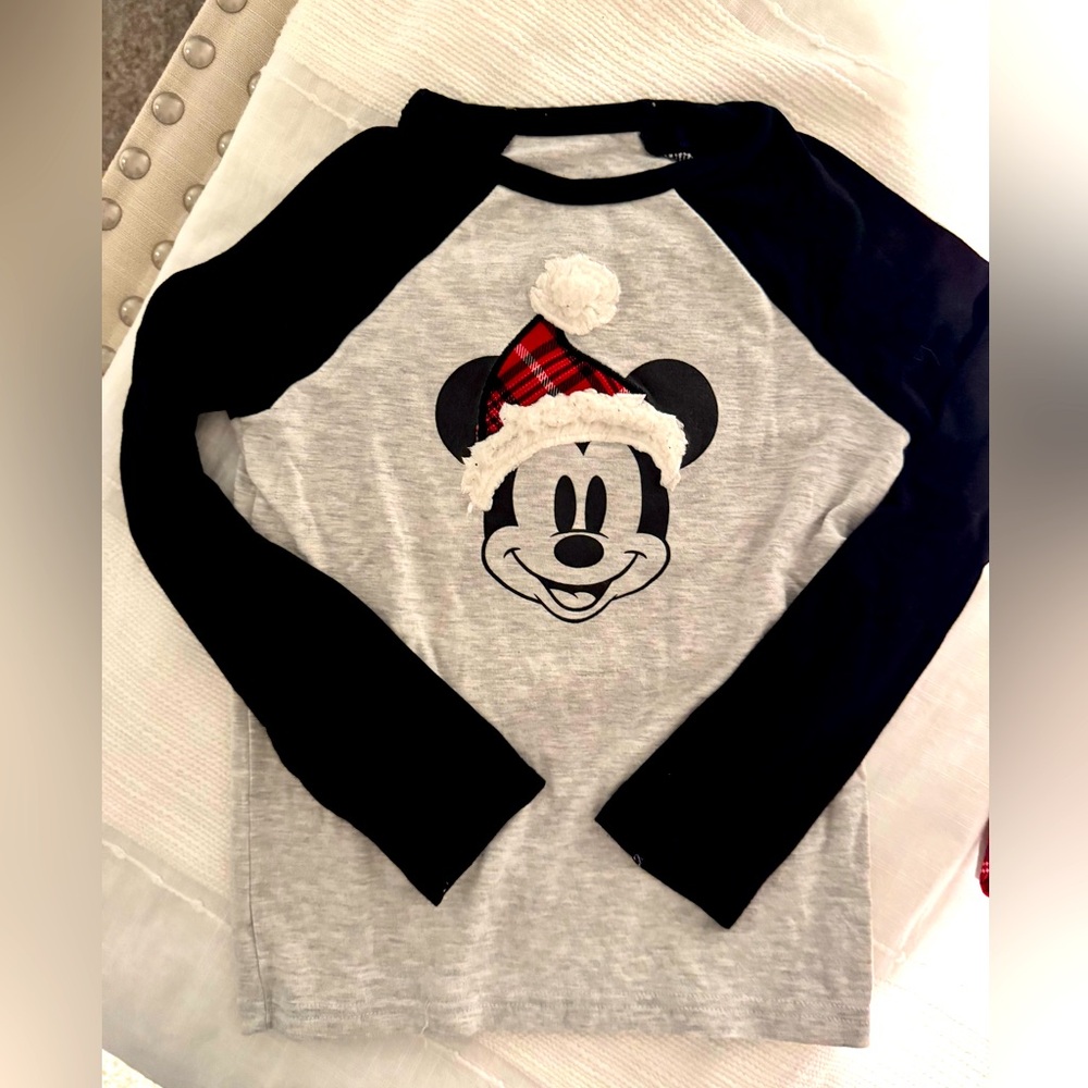 Little Sleepies Christmas Mickey 4T fits like 3T